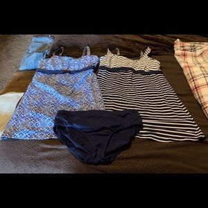 Two Land’s End Swim Dresses